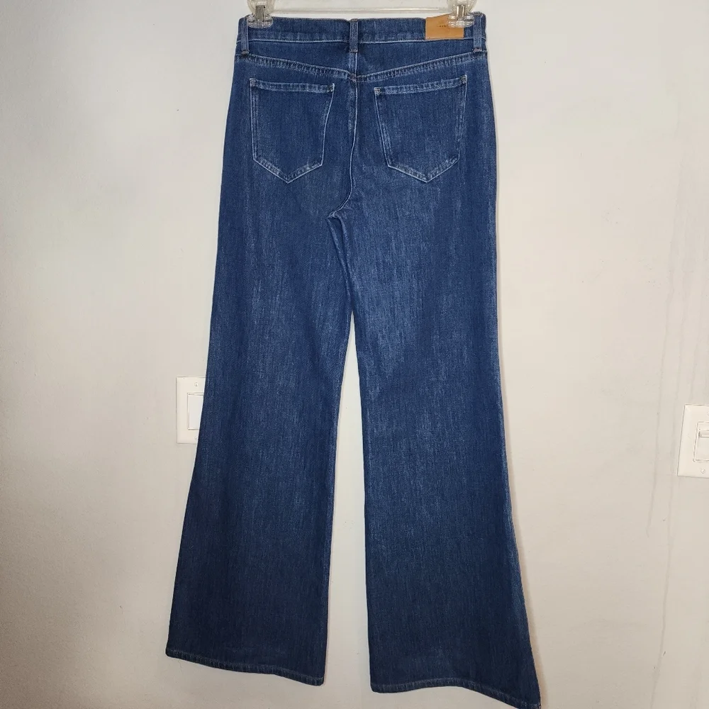 Level 99 29 Tall Stretch Denim Icon Flare‎ Wideleg Medium Wash Jeans Size 29 (8)